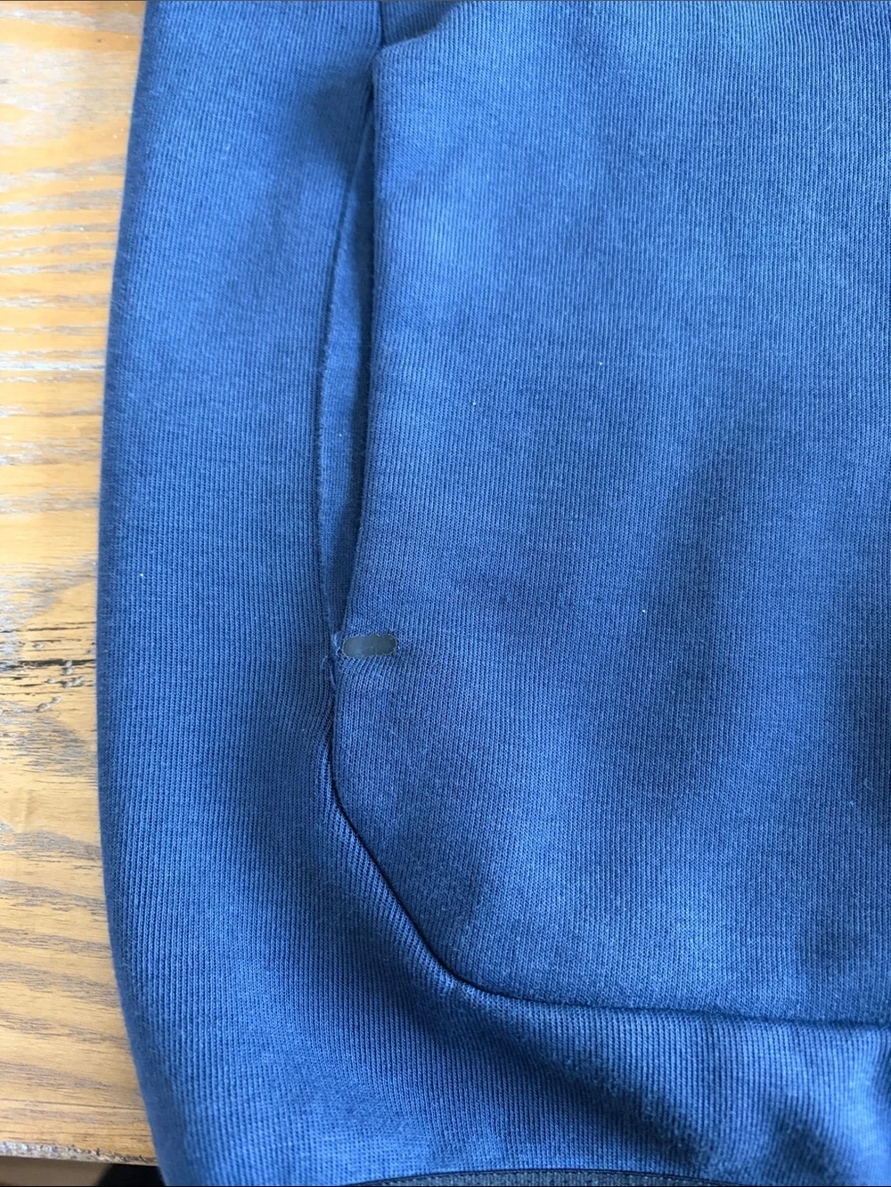 Nike Navy Blue Hooded Full-Zip Tech Jacket